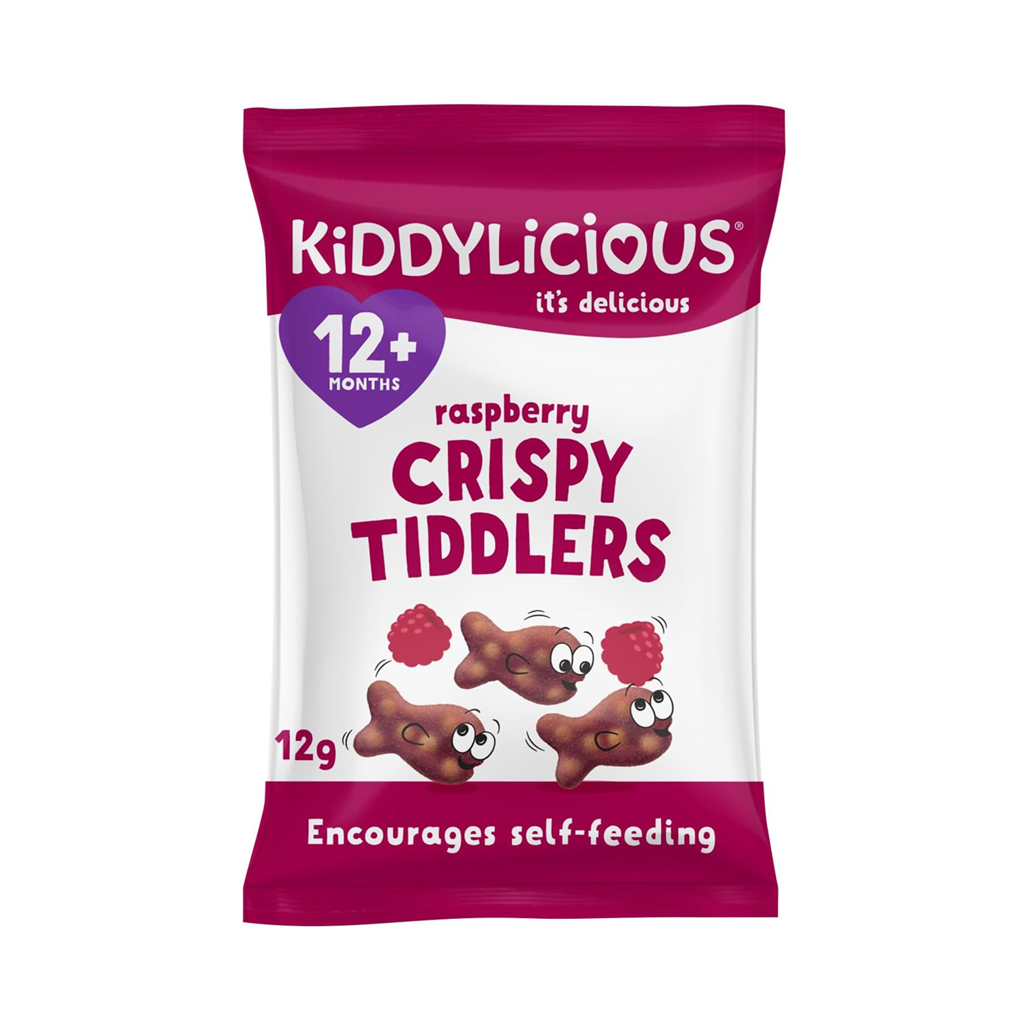 Kiddylicious Crispy Tiddlers Raspberry