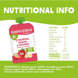 Kiddylicious Pouch Strawberry, Banana & Yoghurt