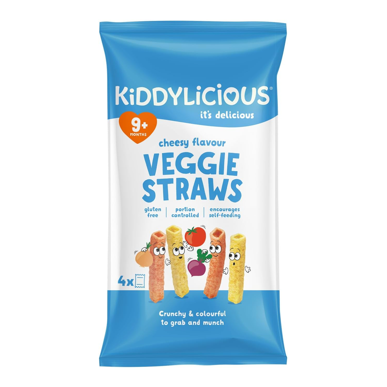 Kiddylicious Veggie Straws Cheesy Flavour