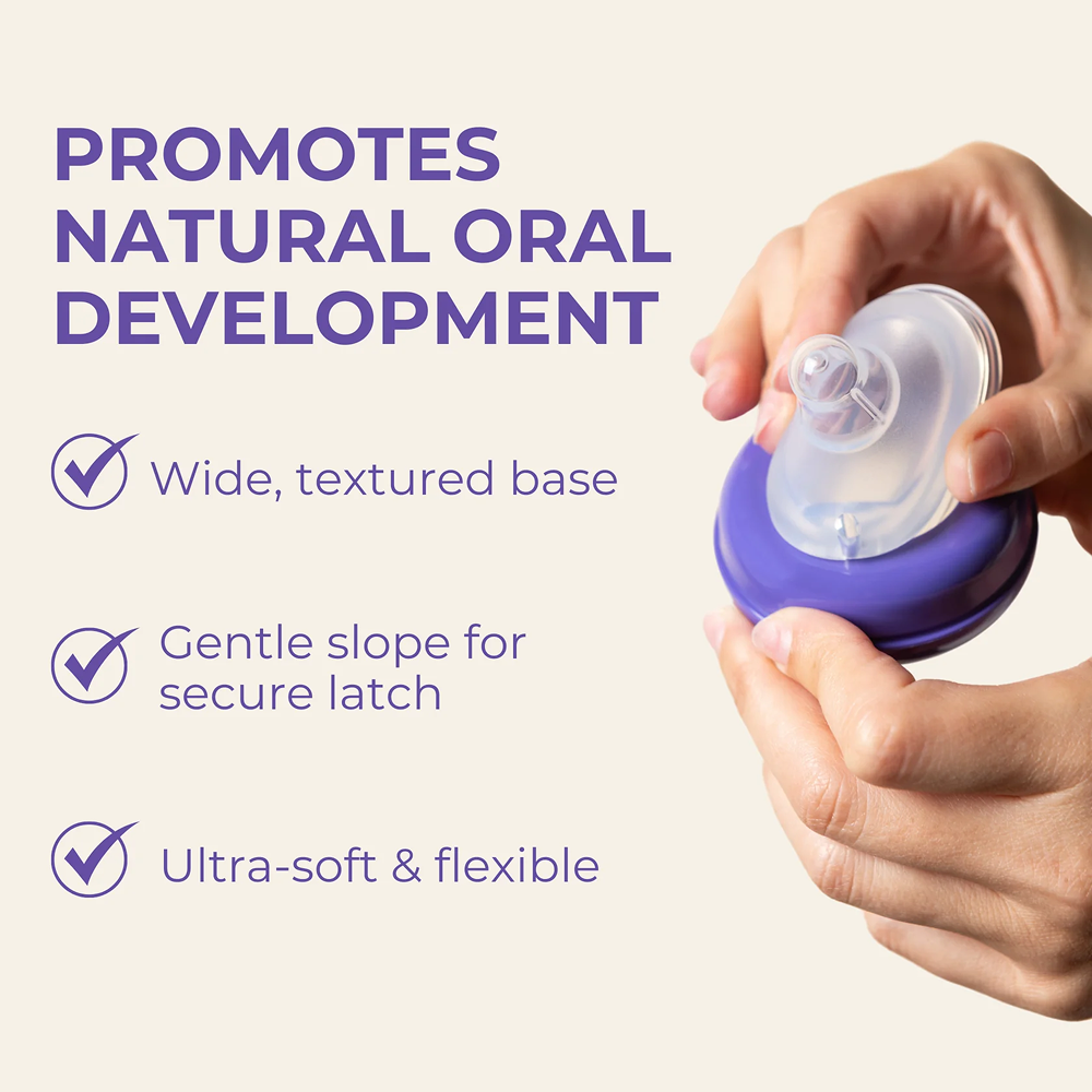 NaturalWave MEDIUM FLOW Nipples - 2pcs