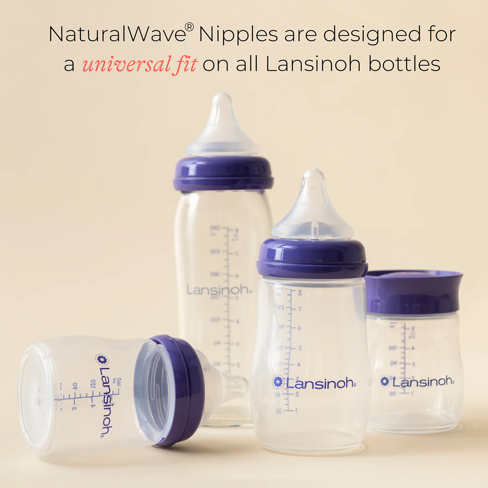 NaturalWave MEDIUM FLOW Nipples - 2pcs