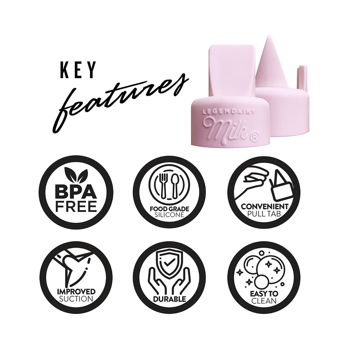 Legendairy Milk Duckbill Valves 6pcs