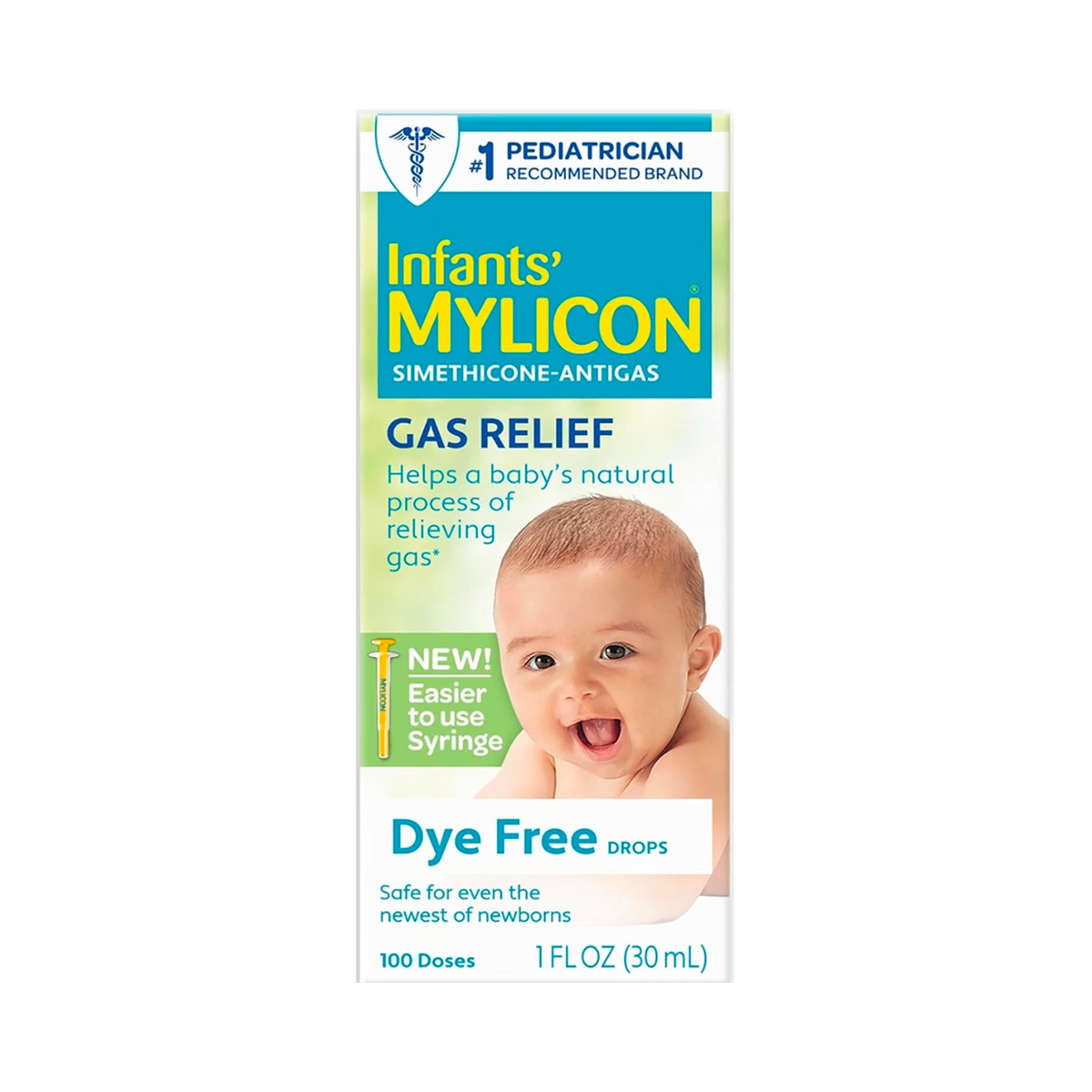 Mylicon Infant Relief Drops, Dye-Free, 1 Oz