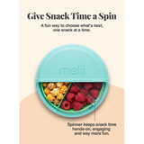 Melii Baby Spin Snack Container Blue