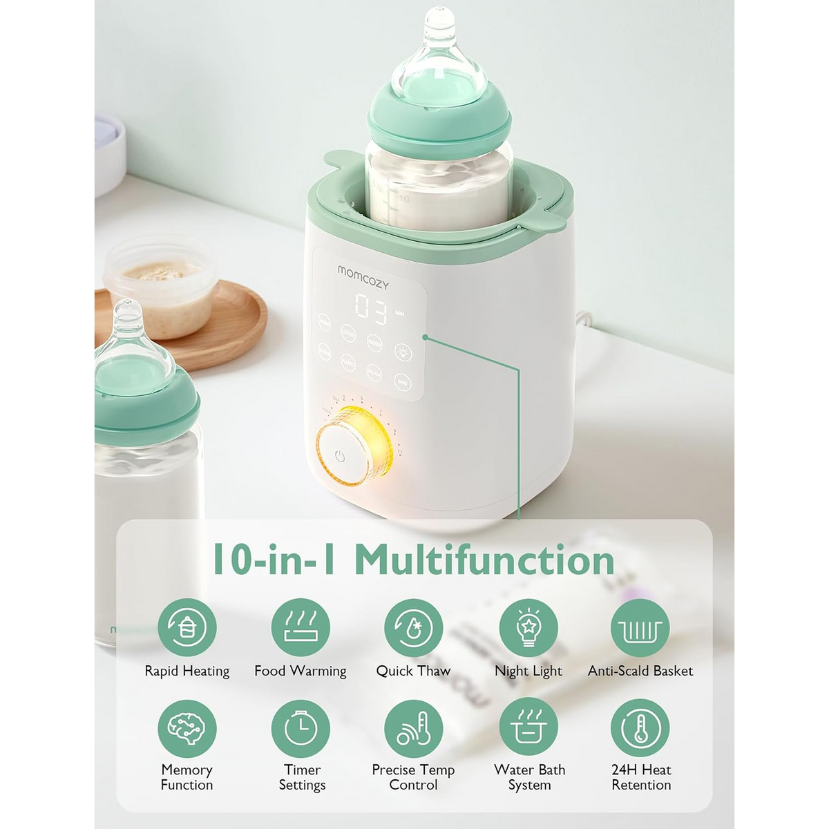Momcozy Nutri Smart Analog Baby Bottle Warmer