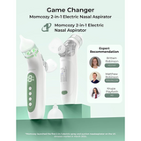 Momcozy BreezyClear™ 2-in-1 Spray & Suction Electric Nasal Aspirator