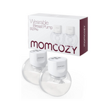 Momcozy S12 Pro Wearable Electric Breast Pump Hands-Free, 24mm, 2 PC, White