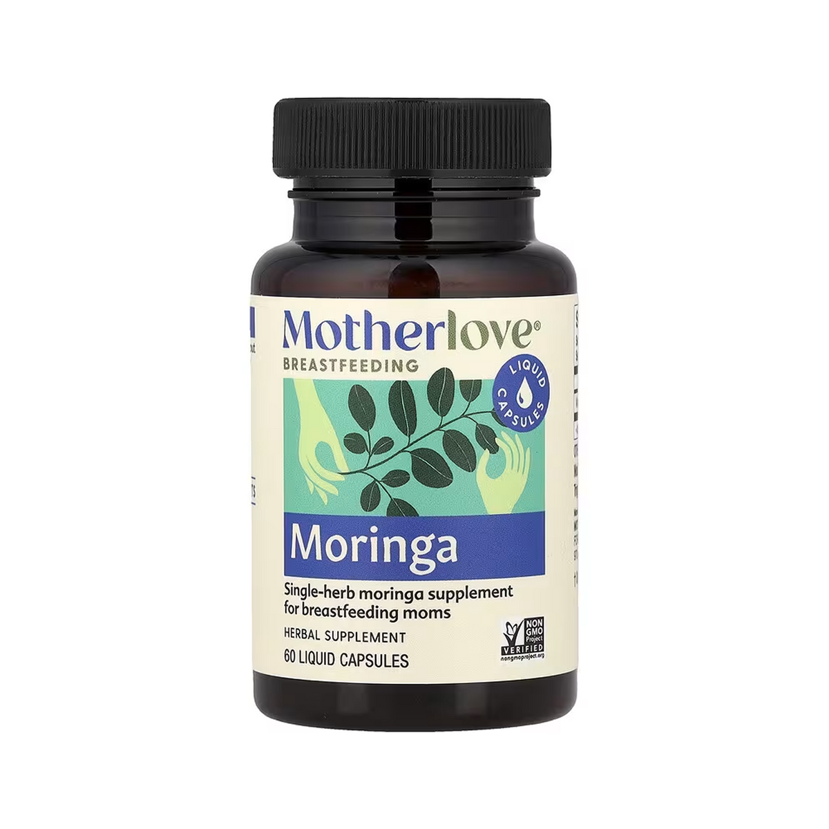 Motherlove, Breastfeeding, Moringa, 60 Liquid Capsules