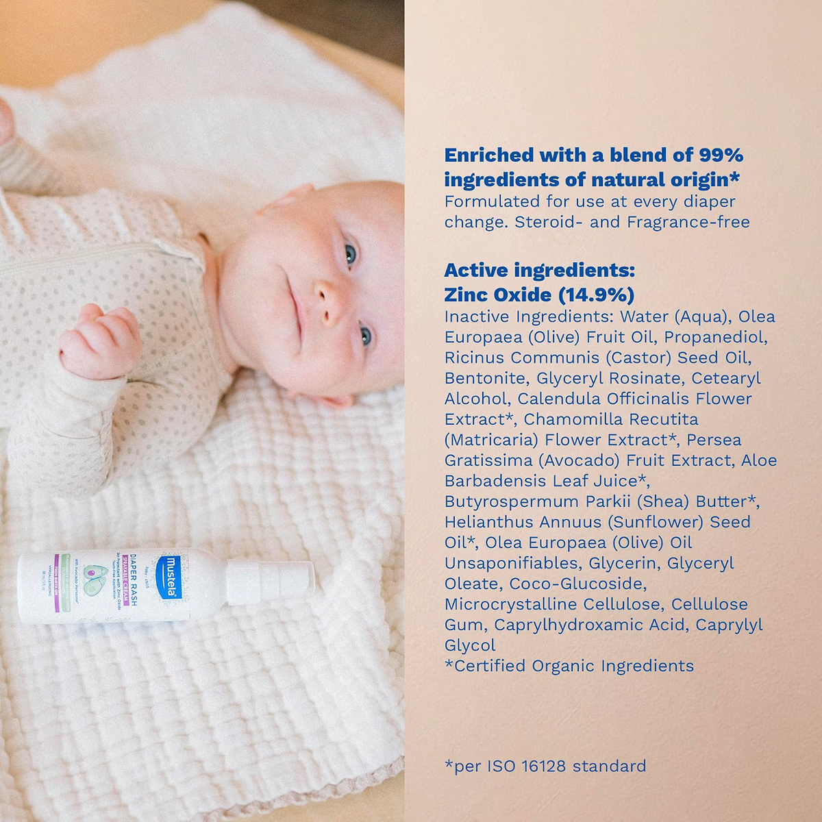 Mustela Baby Diaper Rash Cream Spray 88ml