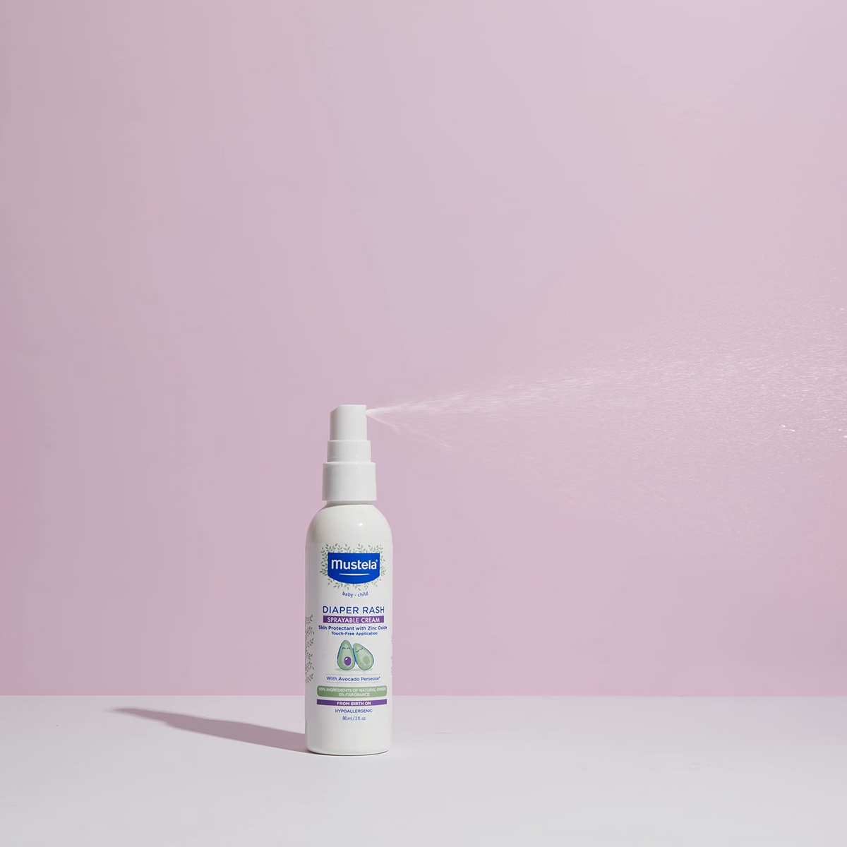 Mustela Baby Diaper Rash Cream Spray 88ml