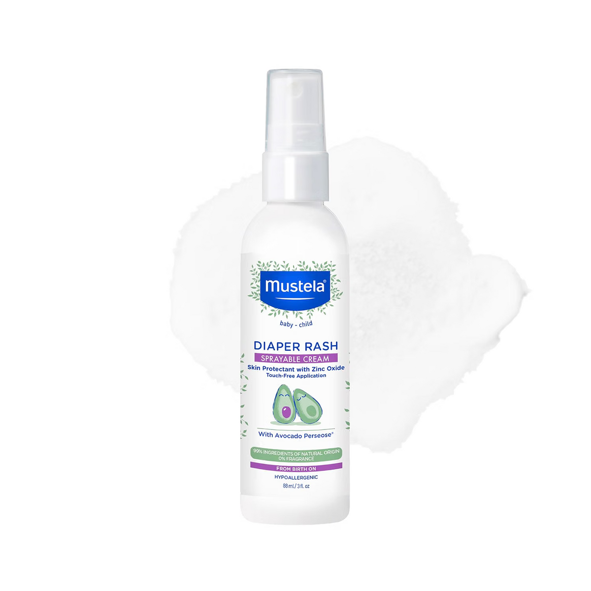 Mustela Baby Diaper Rash Cream Spray 88ml