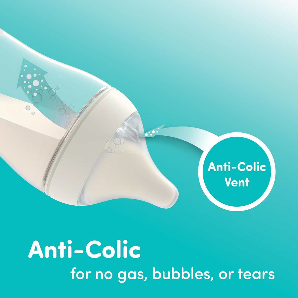 NUK Perfect Match Natural + Anti-Colic Bottle, 5 oz, 2-Pack