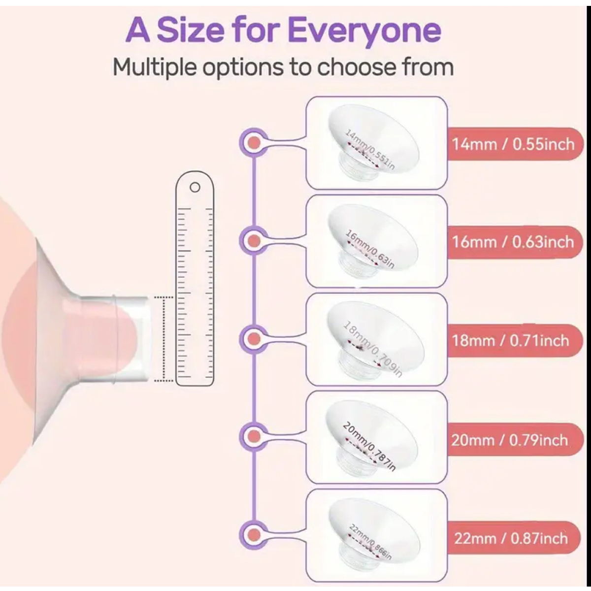 Silicone Nipple Ruler