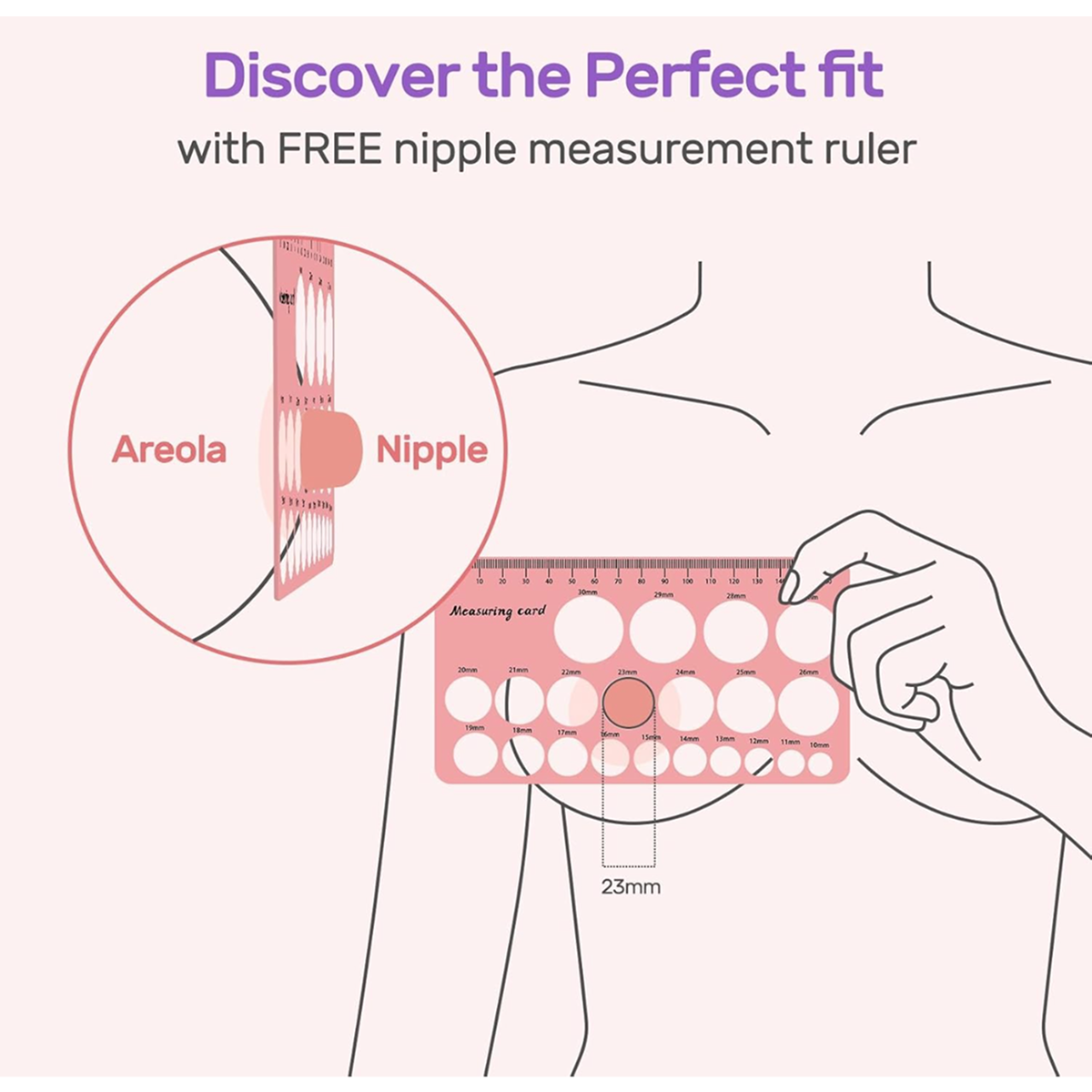 Silicone Nipple Ruler