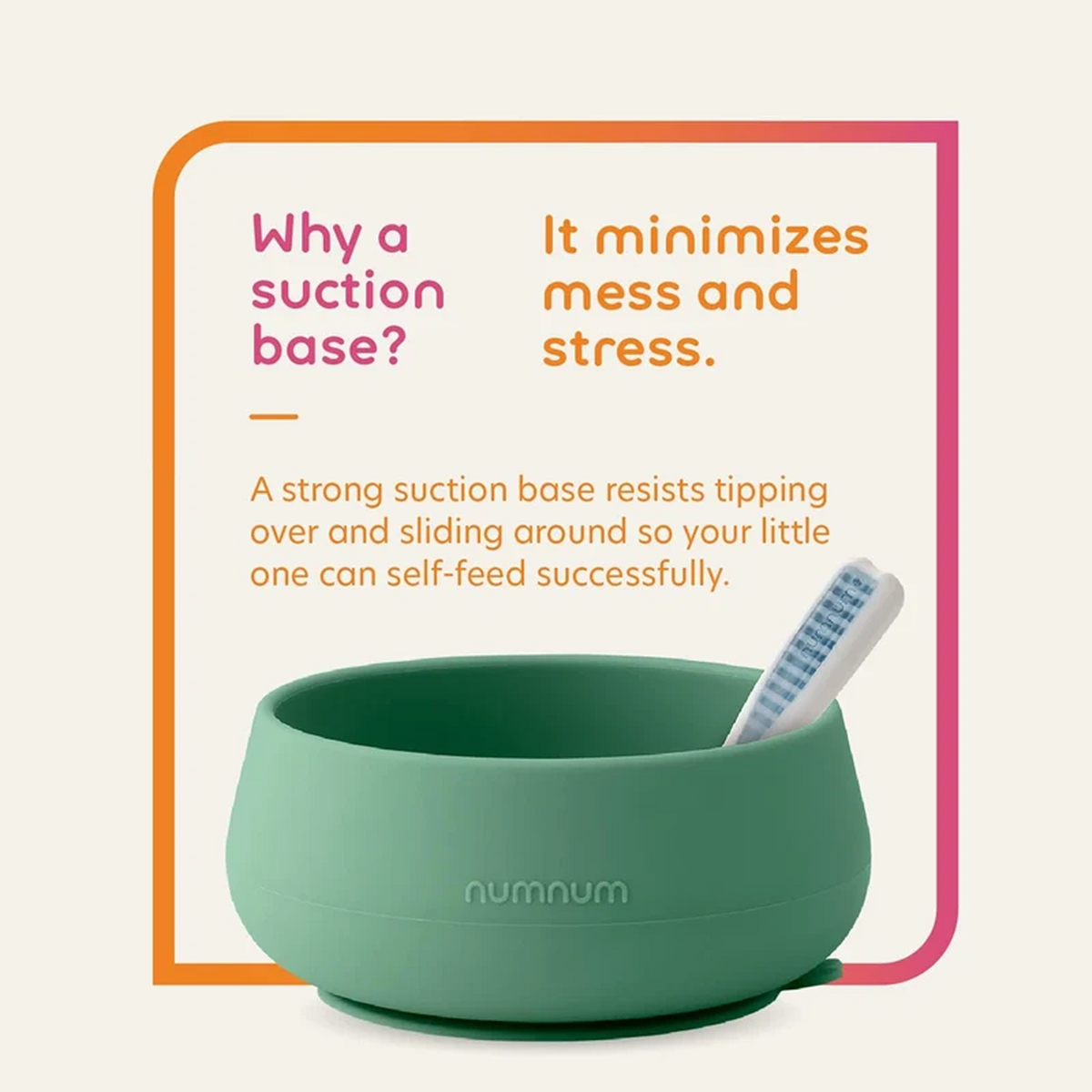 NumNum Suction Bowl + GOOtensils™ Set | Baby Feeding Starter Kit Mauve