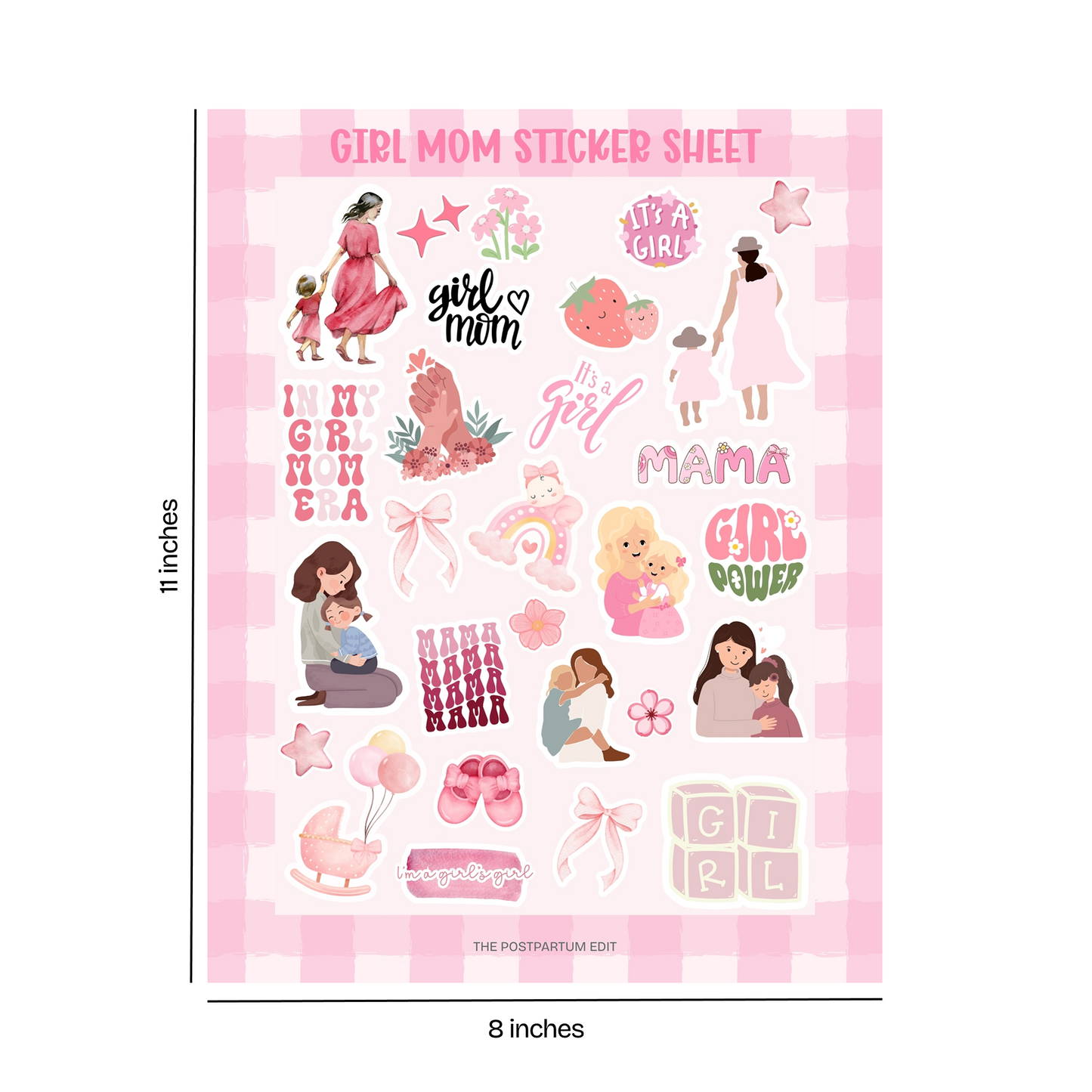 Girl Mom Sticker Sheet