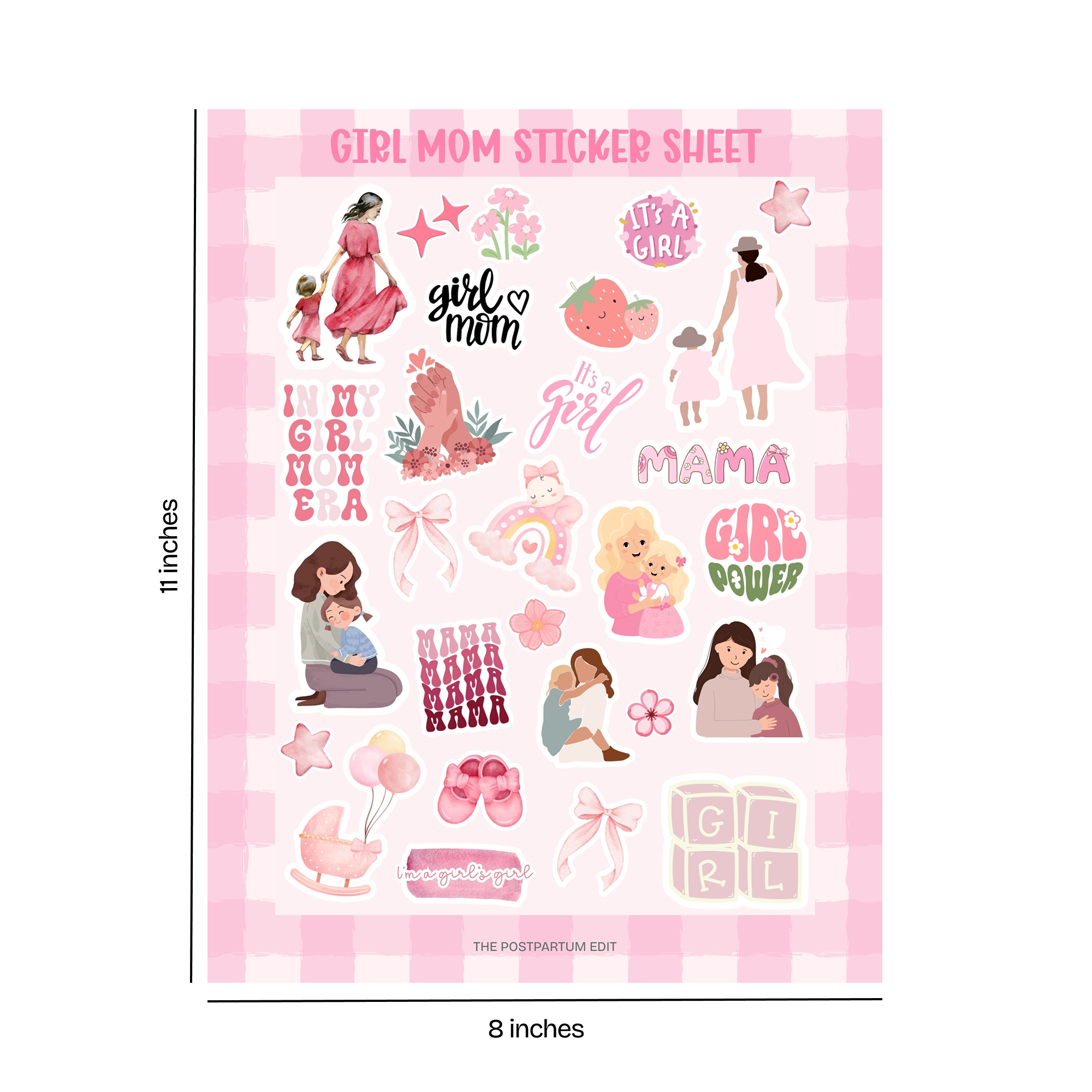 Girl Mom Sticker Sheet