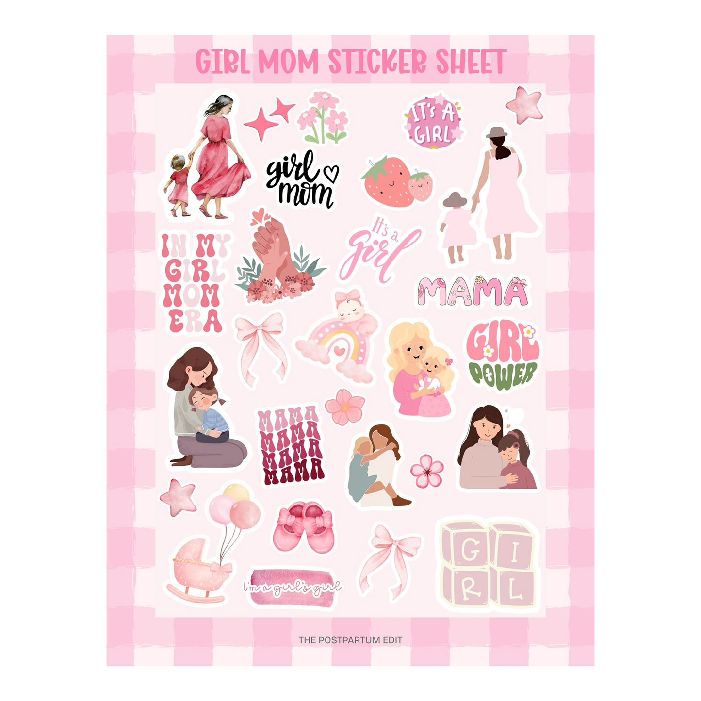 Girl Mom Sticker Sheet