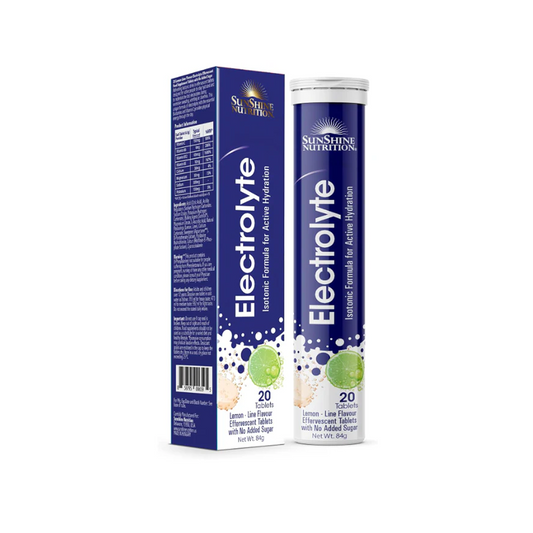 Sunshine Nutrition Isotonic Electrolyte Effervescent, 20 Tablets