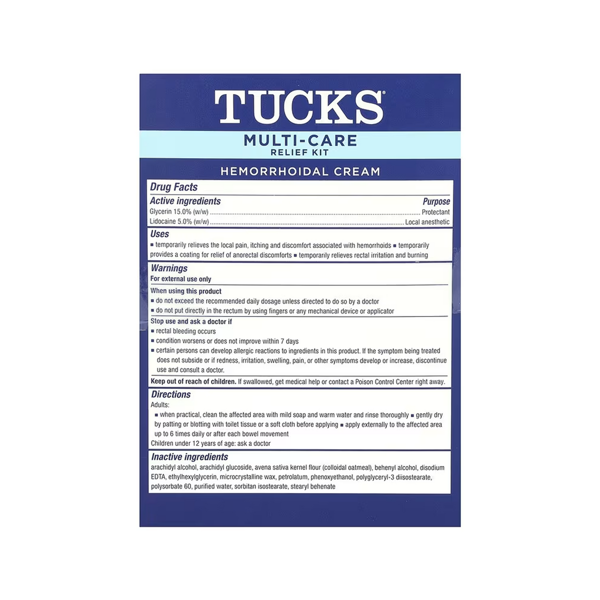 Tucks Multi-Care Relief Kit