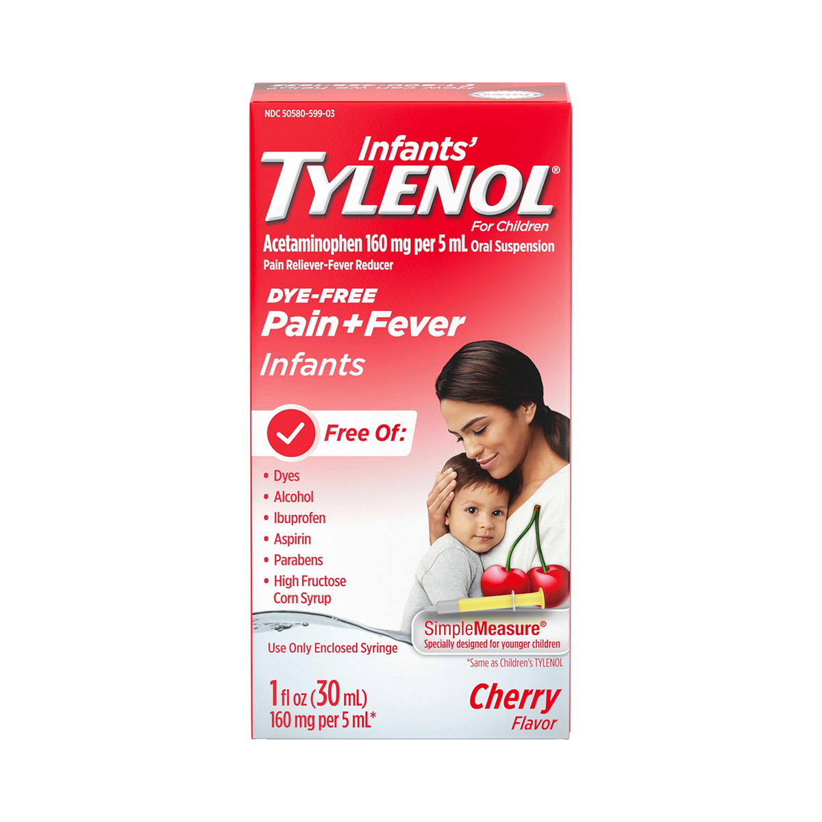 Infants' TYLENOL® Oral Suspension Cherry Flavor 1oz