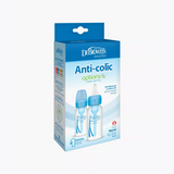 2-Piece Anti Colic Option+ Natural Flow Feeding Bottles, 120 ml (Blue)