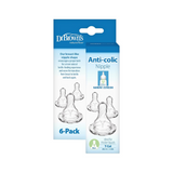Y-Cut Silicone Narrow Options+ Nipple - Pack of 6