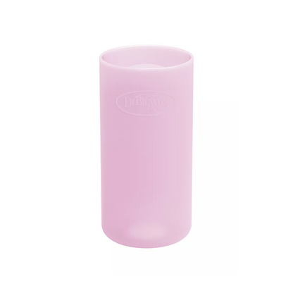 Dr. Brown's Narrow Neck Glass Sleeve (Pink) - 250 ml