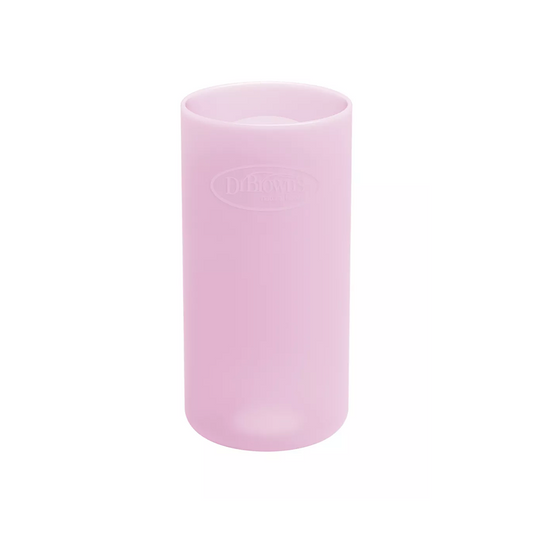 Dr. Brown's Narrow Neck Glass Sleeve (Pink) - 250 ml