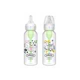 Natural Flow Anti-Colic Options+ Narrow Baby Bottle, Squirrel & Goat, 8 oz/250 mL, 0m+, 2-Pack