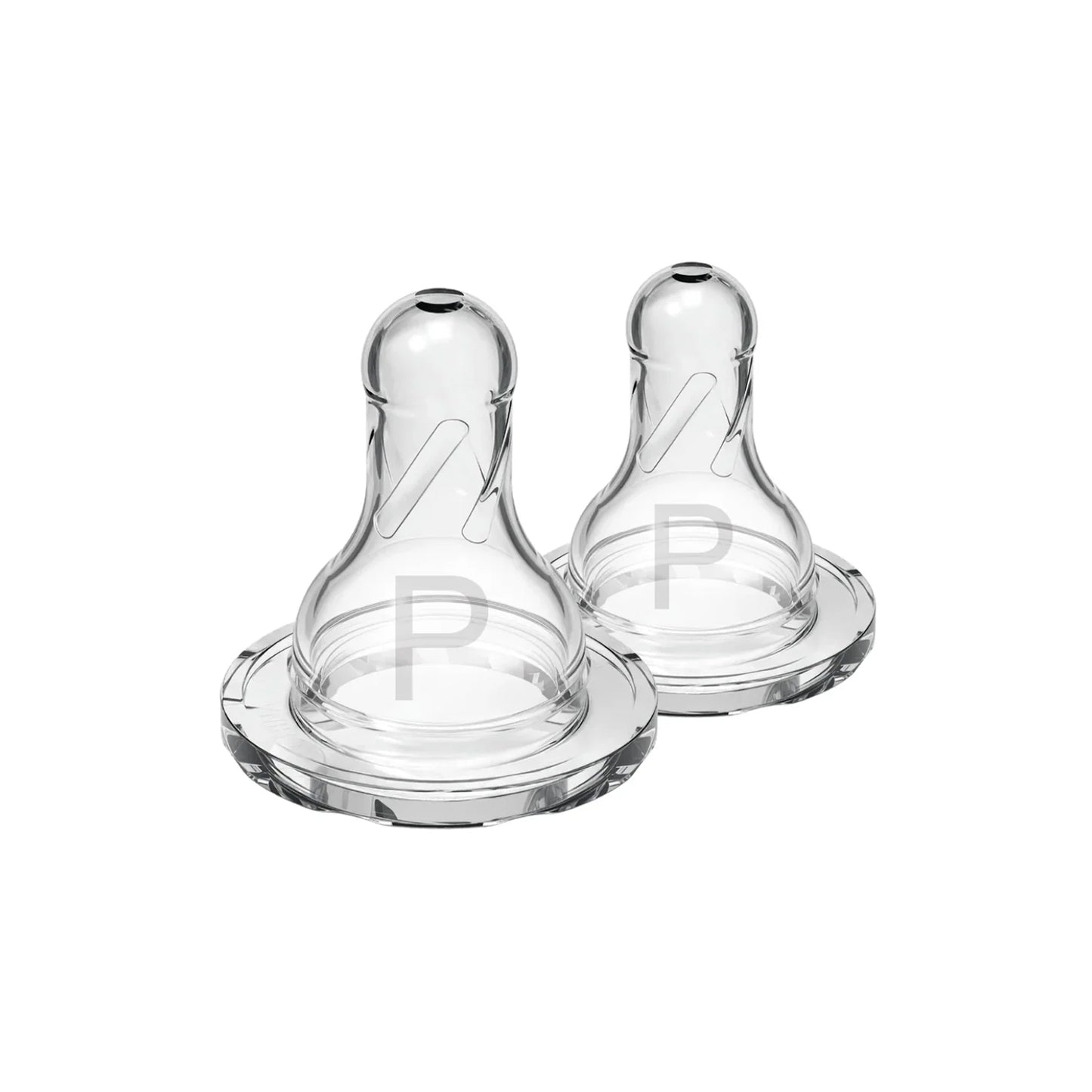 Preemie Level Narrow Bottle Silicone Nipple, (2-Pack)