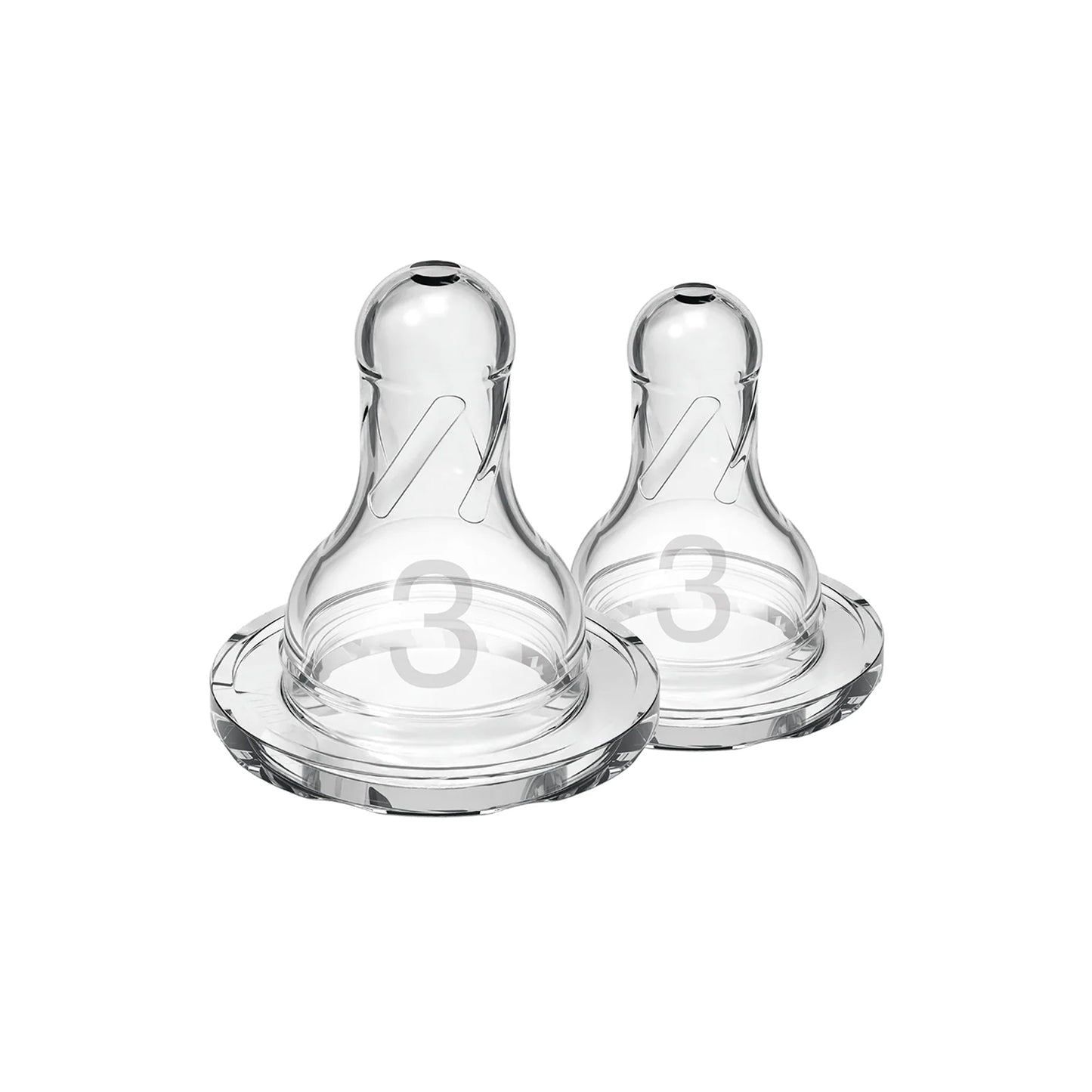 Level 3 Silicone Narrow Options+ Nipple - Pack of 2