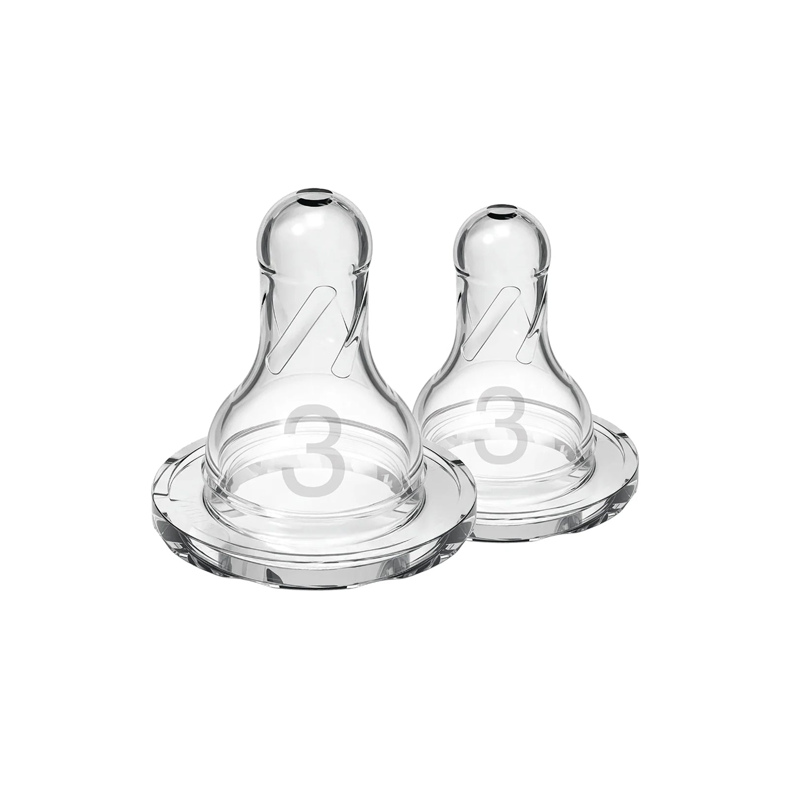 Level 3 Silicone Narrow Options+ Nipple - Pack of 2