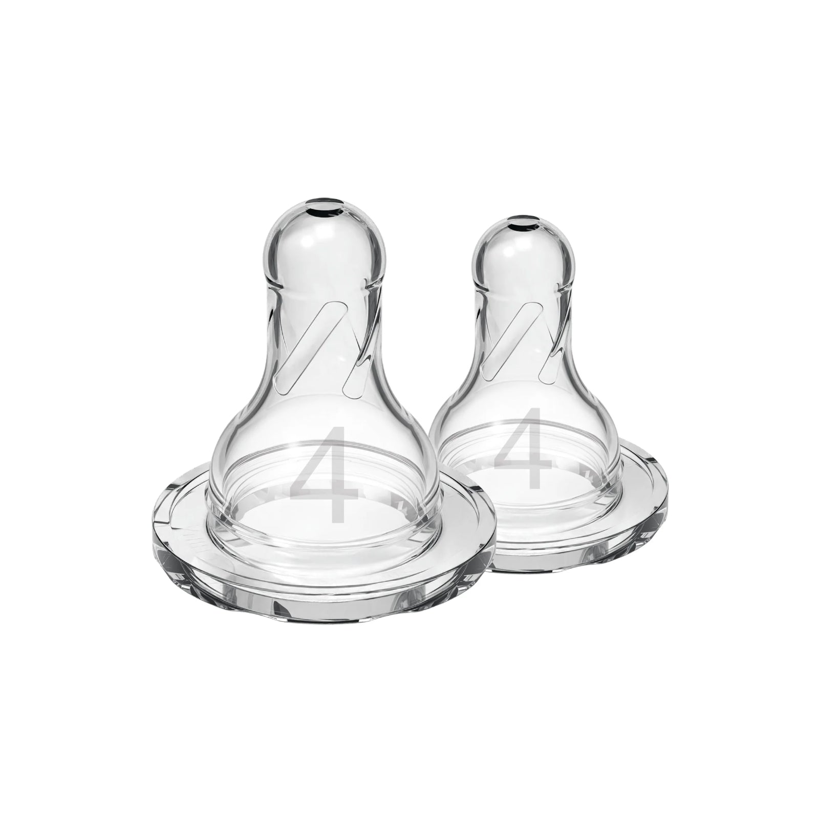 Level 4 Silicone Narrow Options+ Nipple - Pack of 2