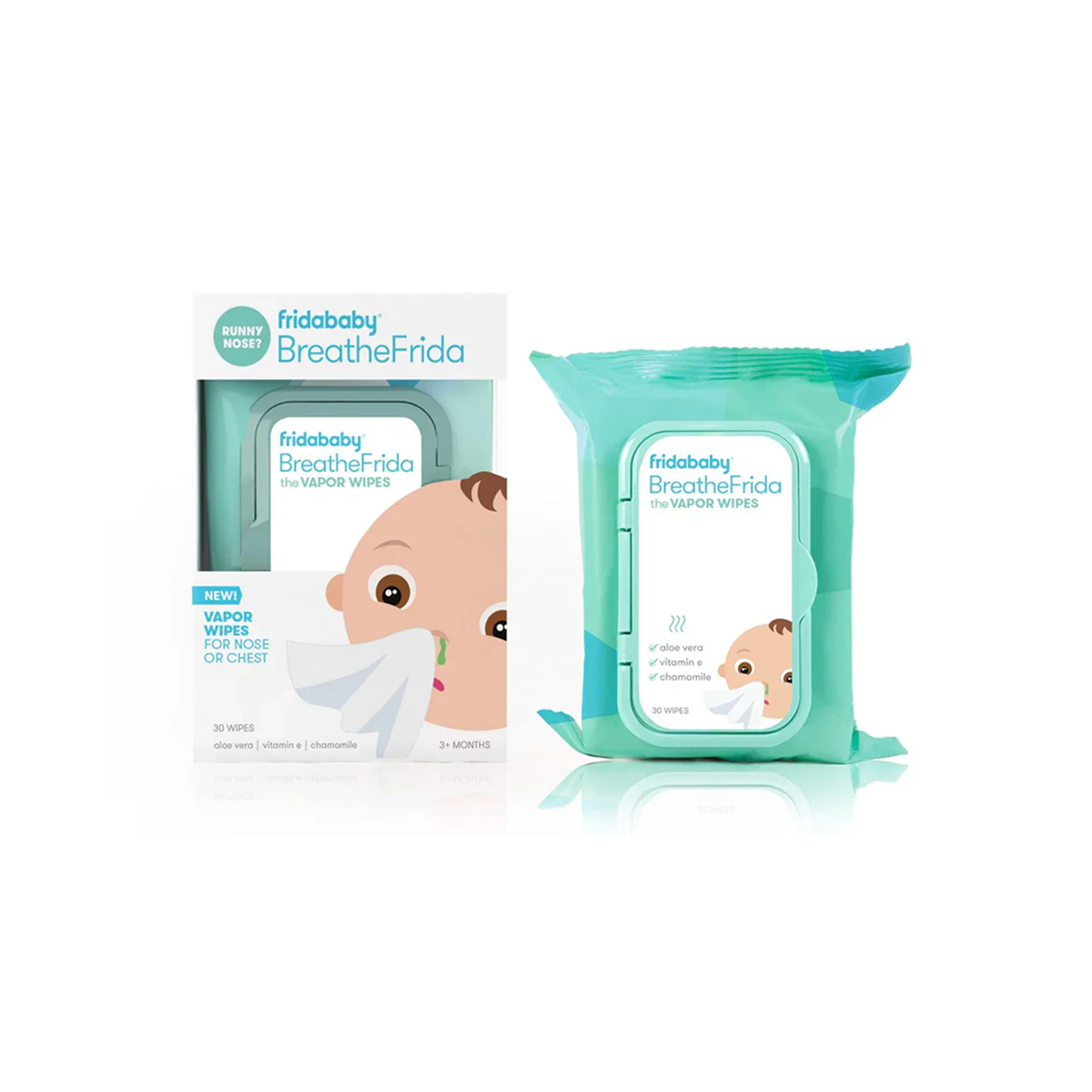 BreatheFrida the BoogerWiper Nose + Chest Wipes