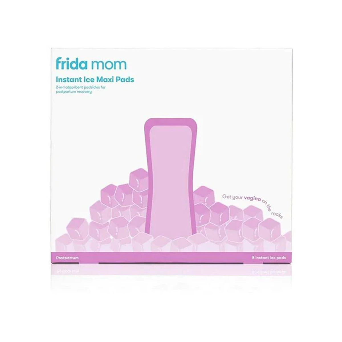 2-In-1 Postpartum Ice Maxi Pads - 8 Pack