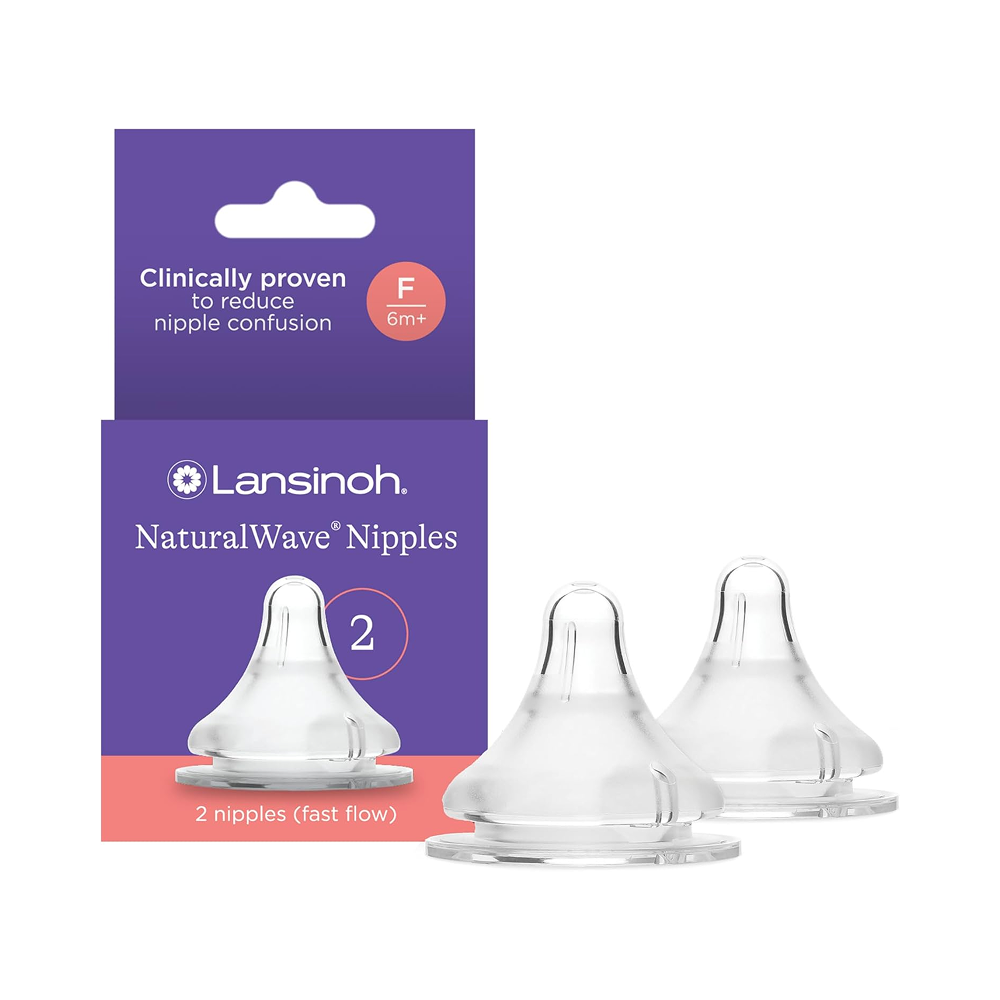 NaturalWave FAST FLOW Nipples - 2pcs