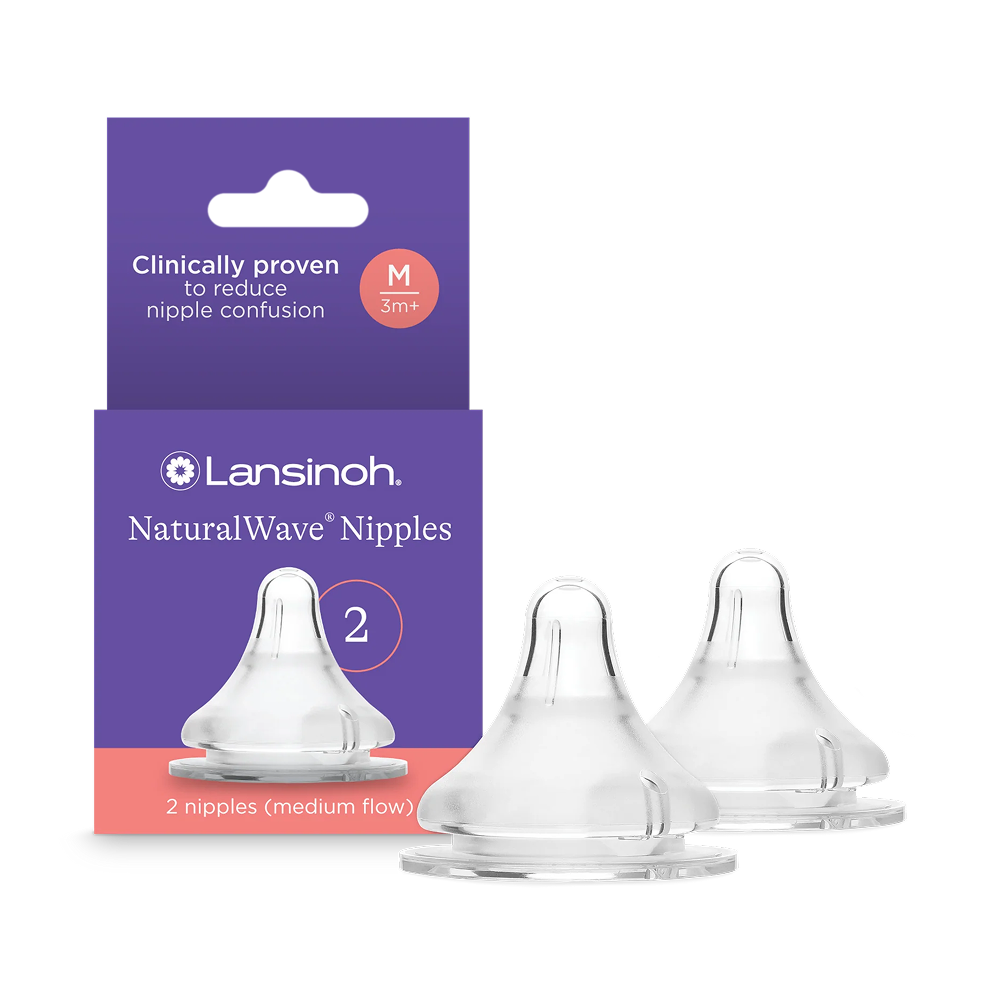 NaturalWave MEDIUM FLOW Nipples - 2pcs