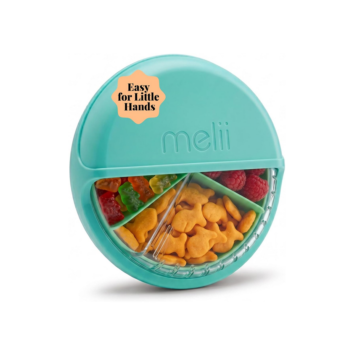 Melii Baby Spin Snack Container Blue