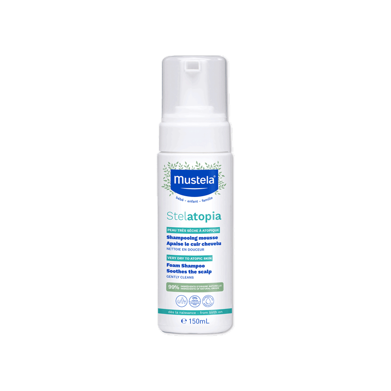 Mustela Stelatopia Foam Shampoo