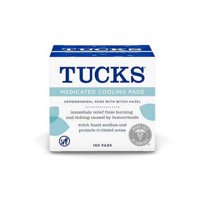 Tucks Medicated Cooling Pads - 100 Pads