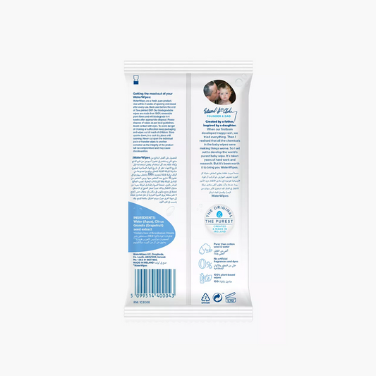 WaterWipes Original Plastic Free Wipes - 28 Sheets