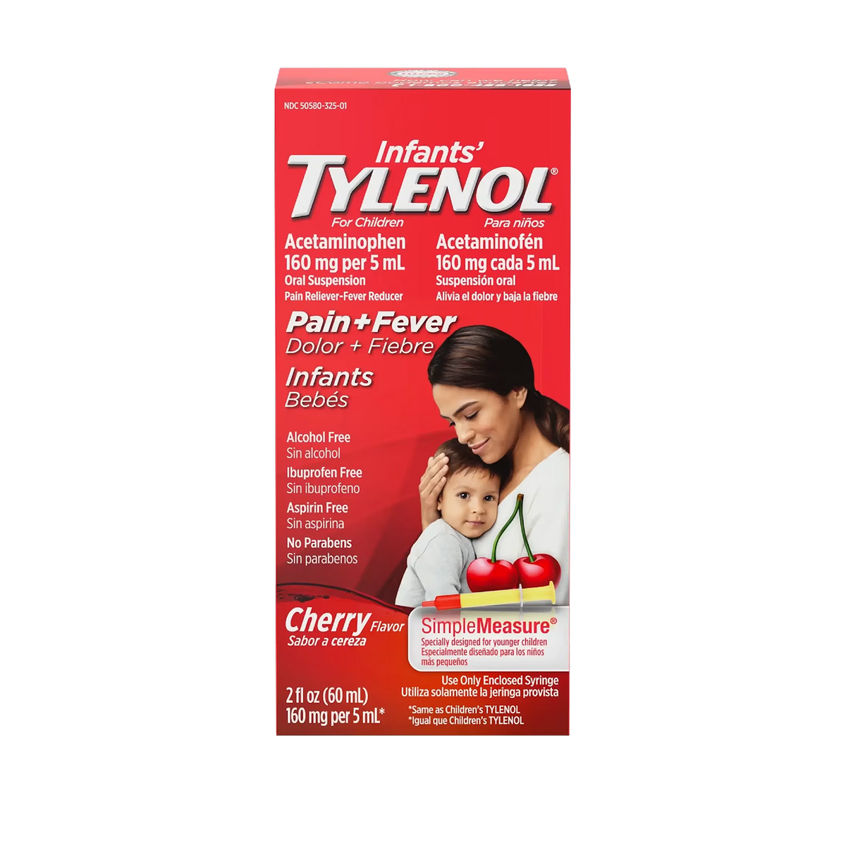 Infants' TYLENOL® Oral Suspension Cherry Flavor 2oz