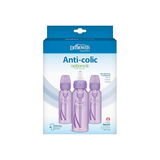 Options+ Narrow Baby Bottles 8 oz/250 mL, 3 Pack, Purple